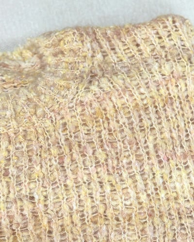 雪綿鬆軟毛衣-黃6