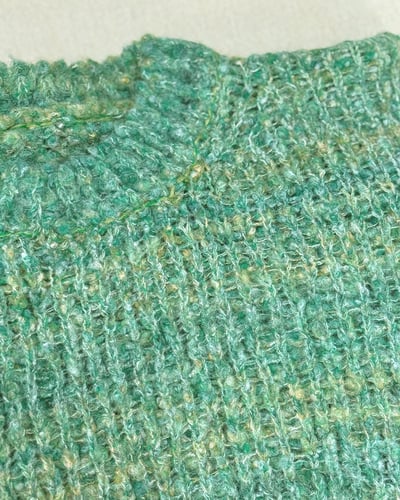 雪綿鬆軟毛衣-綠5