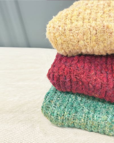 雪綿鬆軟毛衣-紅4