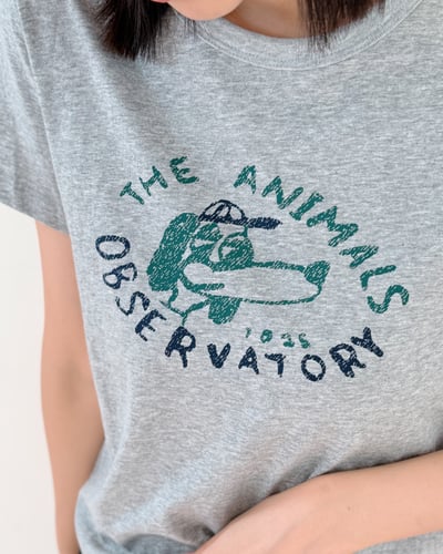 狗狗印圖寬鬆TEE2