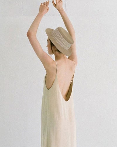 精緻紙草平頂帽1