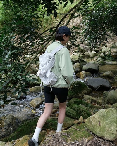 立領衝鋒衣外套3