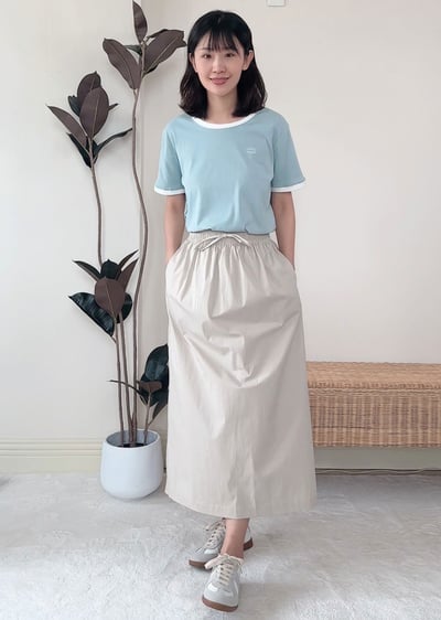 witharch撞色邊基礎Tee5