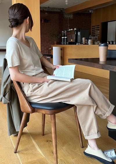 U領羊毛針織衫4