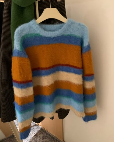 色彩千層糕毛衣3