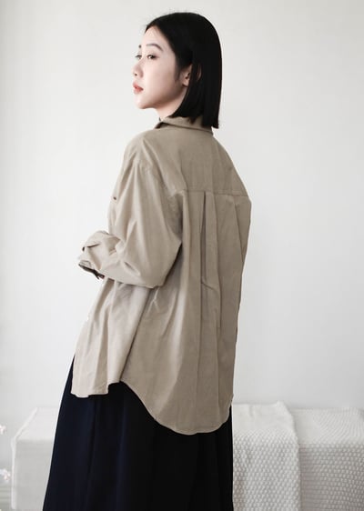 純棉燈心絨襯衫3