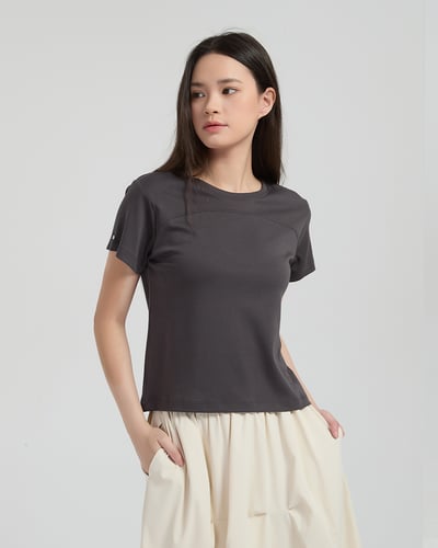 witharch莫代爾弧線tee-深灰5