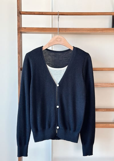 韓國假兩件針織衫1