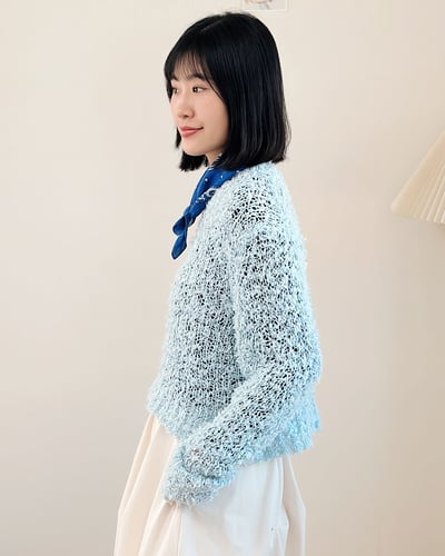 QQ毛圓領毛衣-藍4