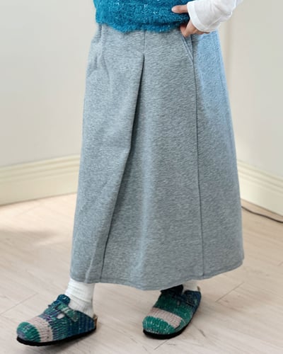 不規則剪裁鬆緊裙3