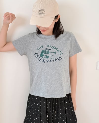 狗狗印圖寬鬆TEE5