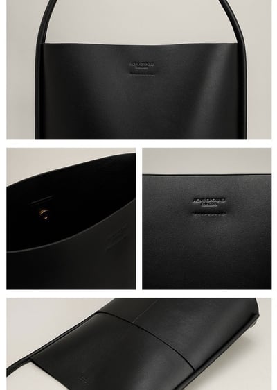 極簡大容量肩背包(真皮)3