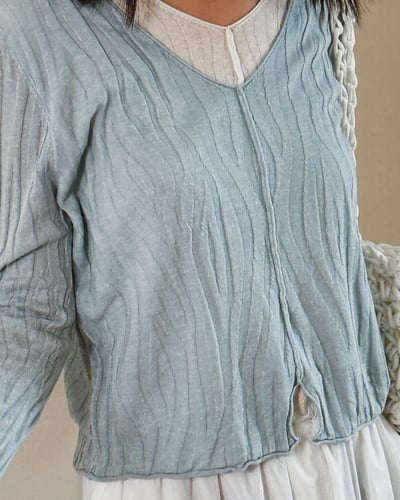 紋理假兩件針織衫2