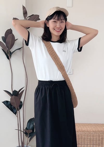 witharch撞色邊基礎Tee10