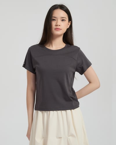 witharch莫代爾弧線tee-深灰1