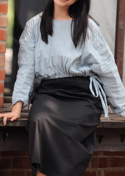 極簡抗皺工裝裙12