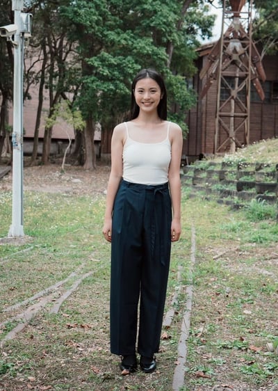 韓國綁帶西裝褲5