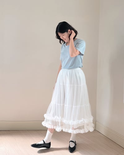 親膚手感後縫Tee-藍6