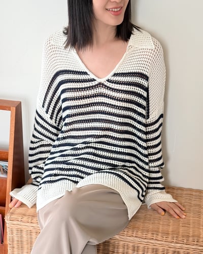 witharch法式條紋針織衫3