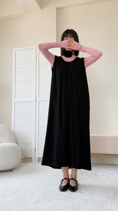 法式柔軟沙龍洋裝6