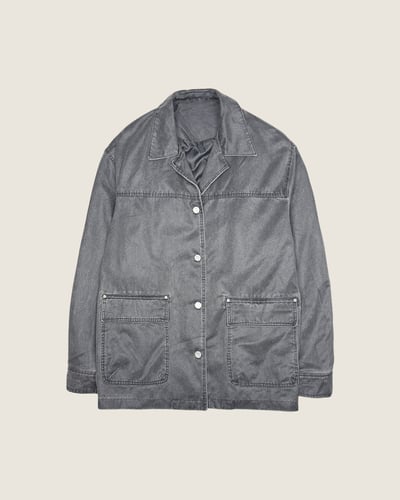 帥氣刷色牛仔夾克-灰6