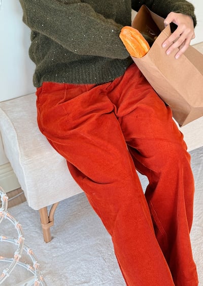 witharch燈心絨萬能長褲7