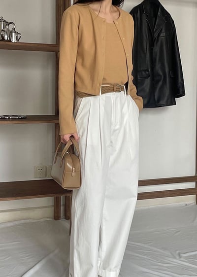 棉質極簡舒彈外衫4