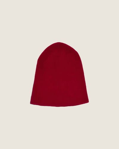 韓國貂毛針織帽1