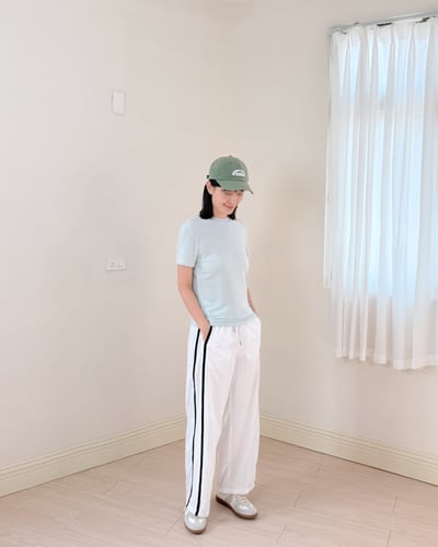 Q彈天絲基礎tee-藍9