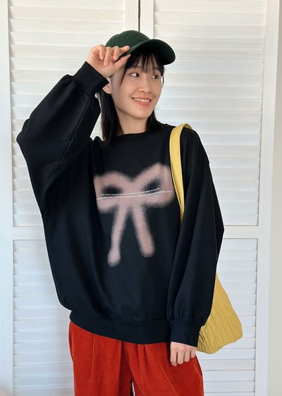 時髦蝴蝶結大學Tee2