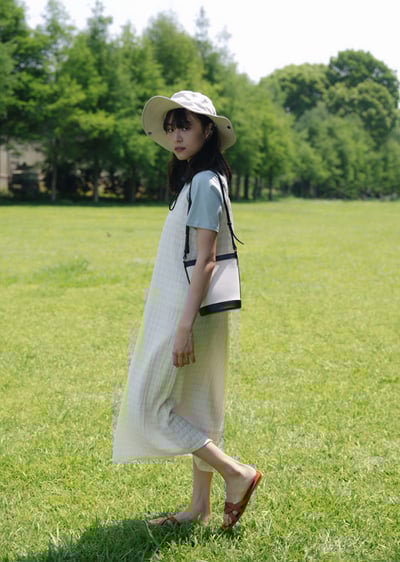 帆布與皮革經典水桶包(真皮)2