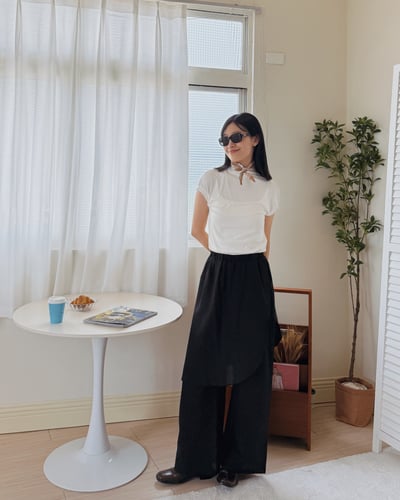 不規則剪裁裙褲4