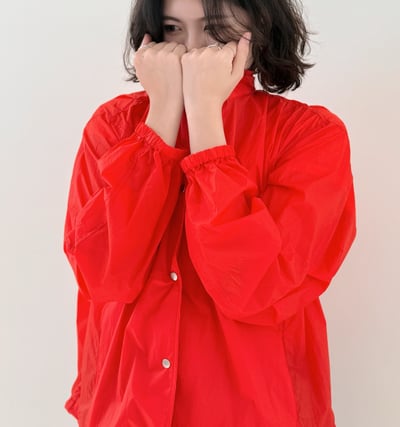 清透防曬薄外套-紅5