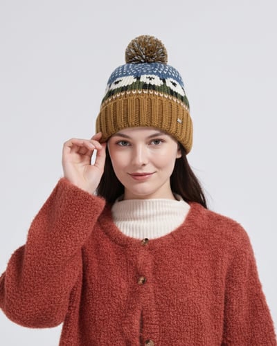 witharch手工羊羊帽-焦糖2