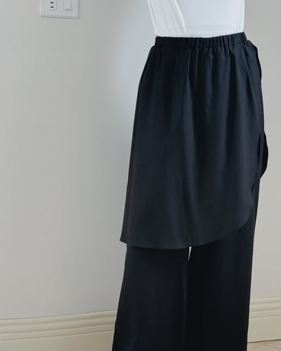 不規則剪裁裙褲7