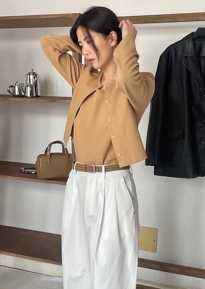 棉質極簡舒彈外衫2