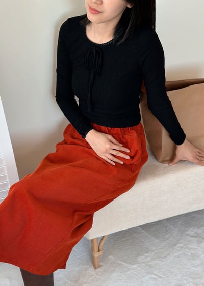 韓國蝴蝶結上衣14