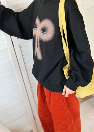 時髦蝴蝶結大學Tee4