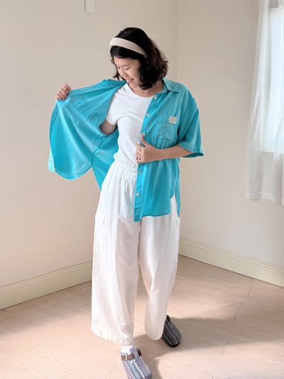 夏日休閒工裝長褲5