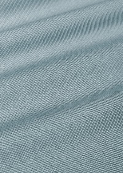 witharch刺繡彈力棉Tee-水藍6