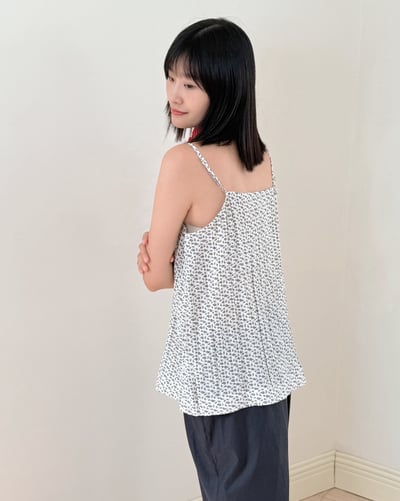 細穗印花吊帶背心5