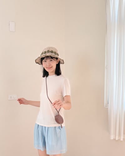 Q彈天絲基礎tee-杏2