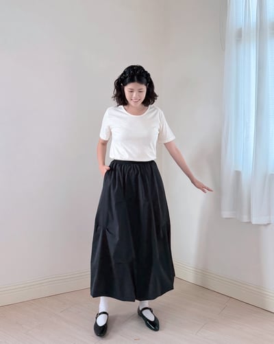 親膚手感後縫Tee-杏3