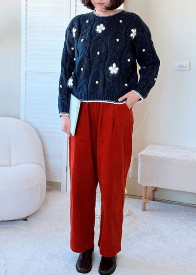 witharch燈心絨萬能長褲5