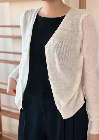 韓國假兩件針織衫11