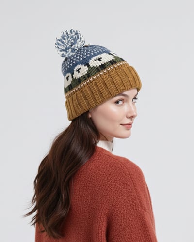 witharch手工羊羊帽-焦糖3