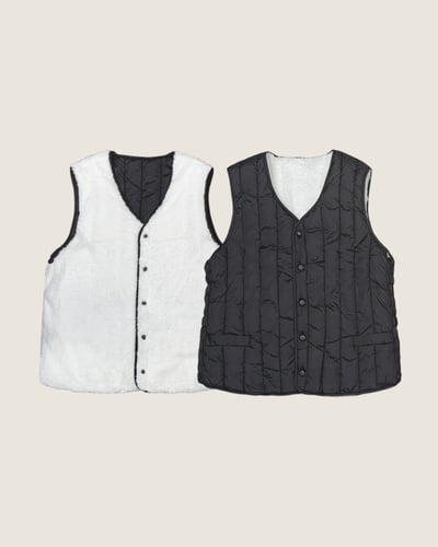 2way壓線口袋背心-黑7