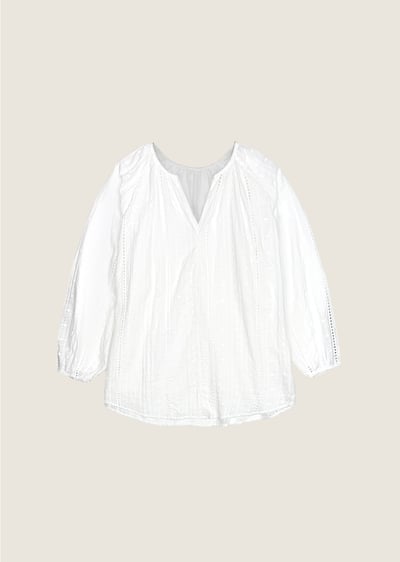 布蕾絲鏤空上衣1