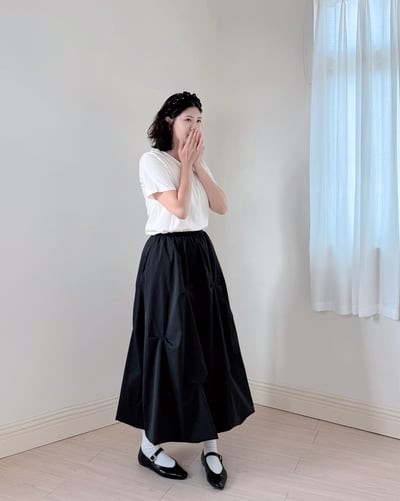 親膚手感後縫Tee-杏5