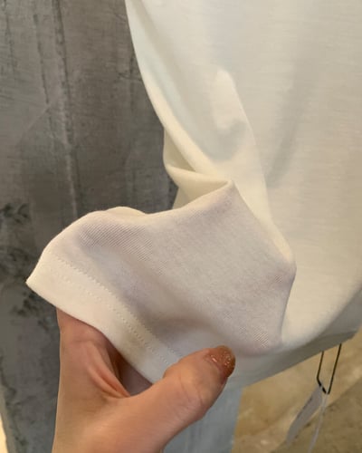 簡約V領蕾絲背心-杏4